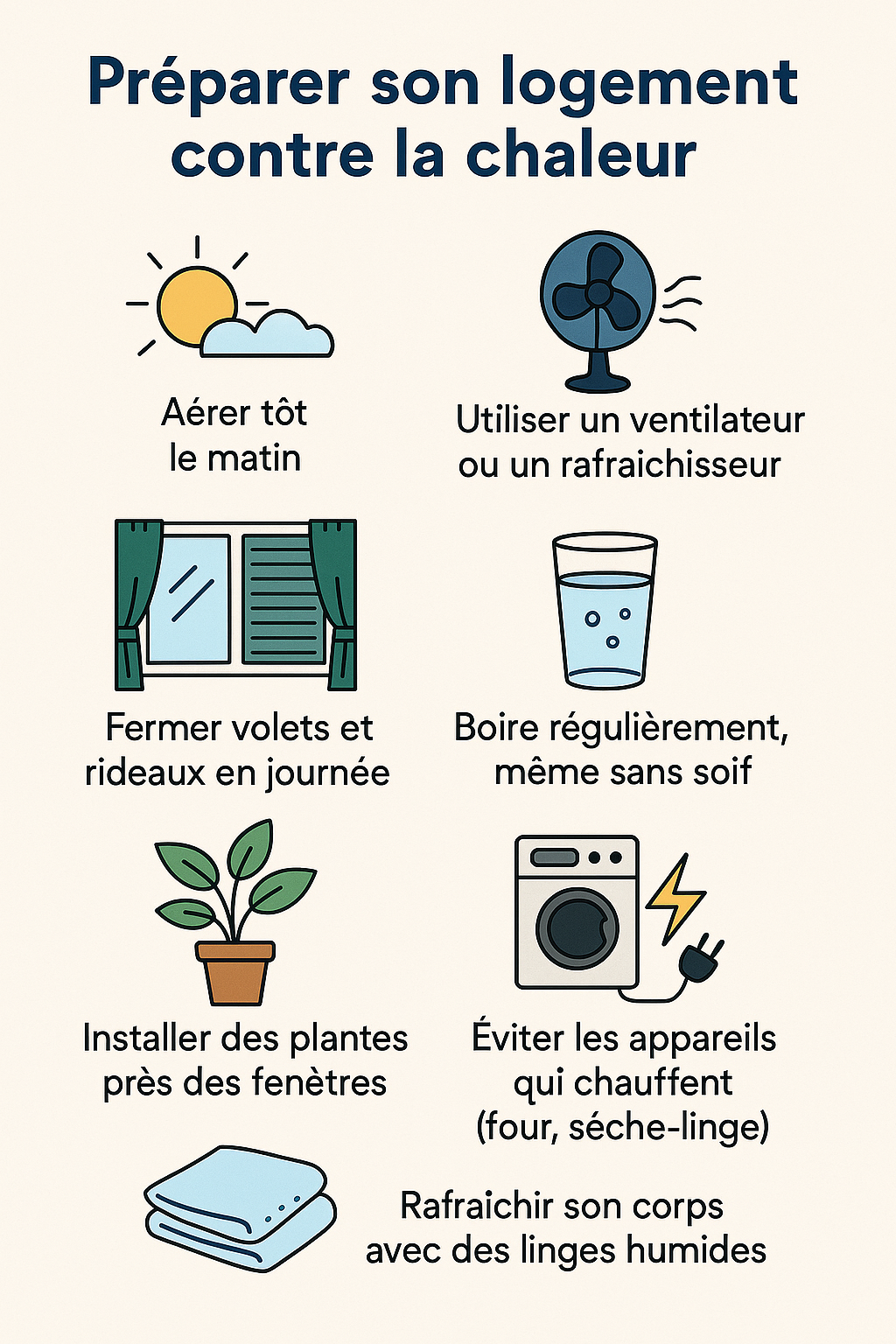 Préparer son logement contre la chaleur